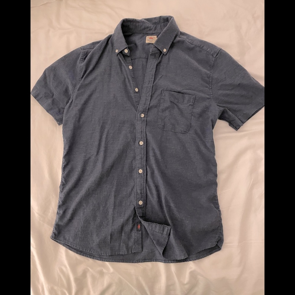 NWOT Faherty short sleeve button down